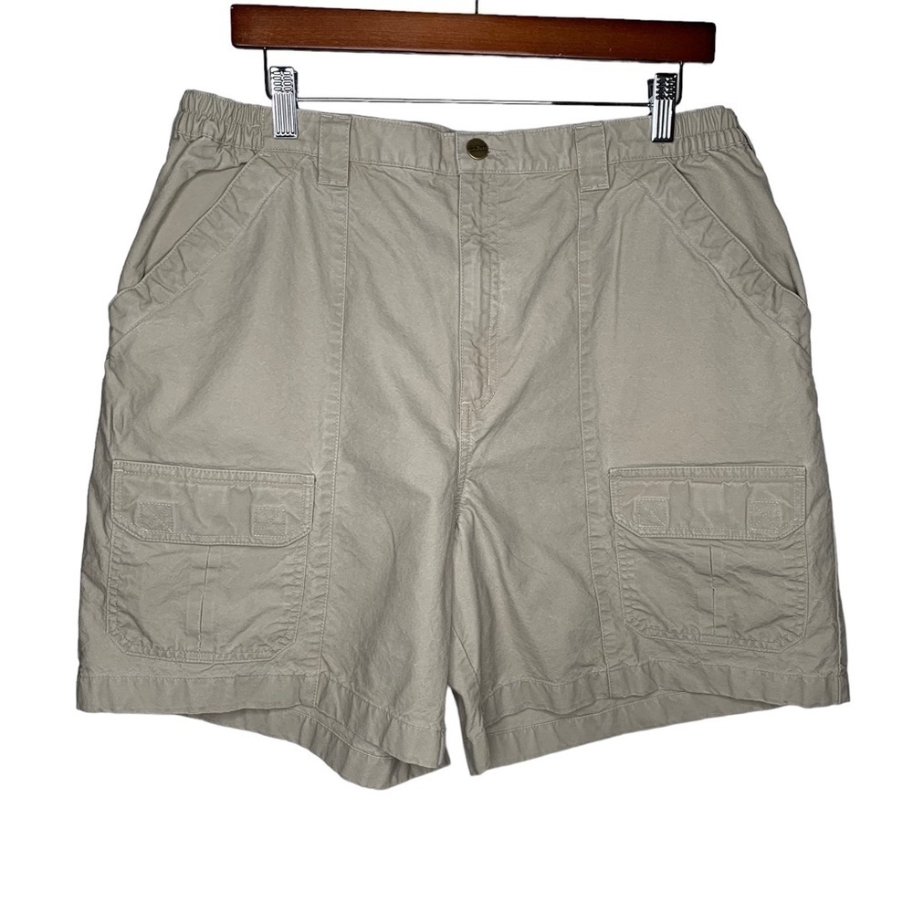 Ll Bean Women’s Outdoor Shorts Size 18 Hiking Tan